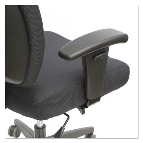 Image of Alera Wrigley Series High Performance Mid-back Synchro-tilt Task Chair, Supports Up To 275 Lbs, Black Seat/back, Black Base