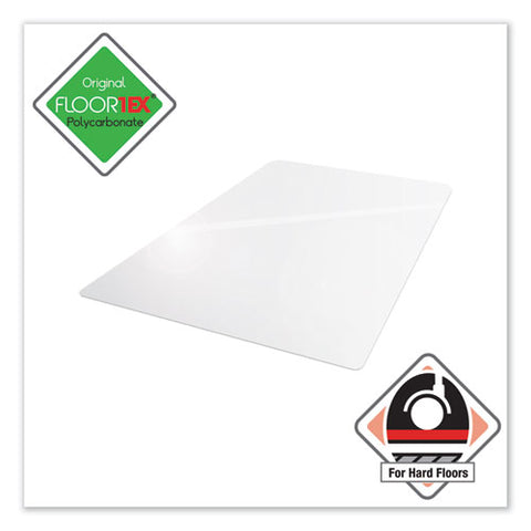 Image of Cleartex Ultimat Polycarbonate Chair Mat For Hard Floors, 48 X 53, Clear