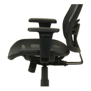 Alera Etros Series Suspension Mesh Mid-back Synchro Tilt Chair, Supports Up To 275 Lbs, Black Seat/black Back, Black Base