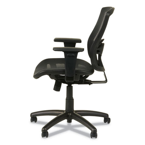 Image of Alera Etros Series Suspension Mesh Mid-back Synchro Tilt Chair, Supports Up To 275 Lbs, Black Seat/black Back, Black Base