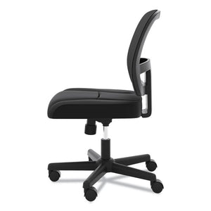 Valutask Mesh Back Task Chair, Supports Up To 250 Lbs., Black Seat/black Back, Black Base