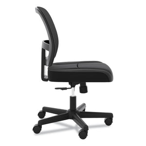 Valutask Mesh Back Task Chair, Supports Up To 250 Lbs., Black Seat/black Back, Black Base