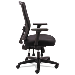 Alera Envy Series Mesh High-back Multifunction Chair, Supports Up To 250 Lbs., Black Seat/black Back, Black Base