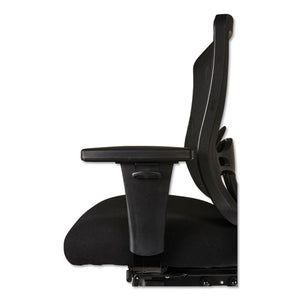 Alera Etros Series High-back Multifunction With Seat Slide Chair, Supports Up To 275 Lbs, Black Seat/black Back, Black Base