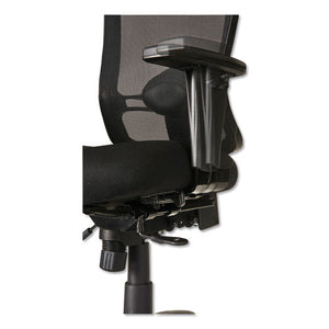 Alera Etros Series High-back Multifunction With Seat Slide Chair, Supports Up To 275 Lbs, Black Seat/black Back, Black Base