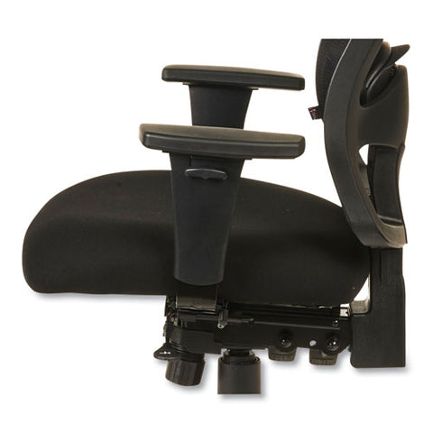 Image of Alera Etros Series High-back Multifunction With Seat Slide Chair, Supports Up To 275 Lbs, Black Seat/black Back, Black Base