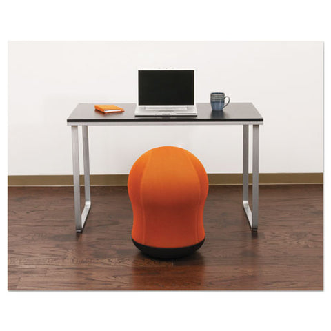 Image of Zenergy Swivel Ball Chair, Orange Seat/orange Back, Black Base