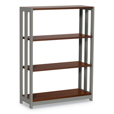 Image of Trento Line Bookcase, 31 1/2w X 11 1/2d X 43 1/4h, Cherry