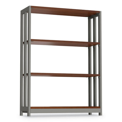 Image of Trento Line Bookcase, 31 1/2w X 11 1/2d X 43 1/4h, Cherry