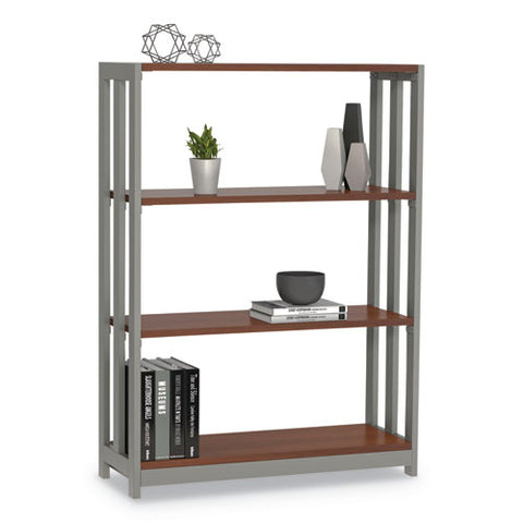 Image of Trento Line Bookcase, 31 1/2w X 11 1/2d X 43 1/4h, Cherry