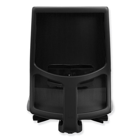 Image of Ignition 2.0 4-way Stretch Mid-back Mesh Task Chair, Supports Up To 300 Lbs., Black Seat/back, Black Base