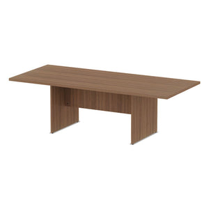 Alera Valencia Series Conference Table, Rect, 94.5 X 41.38 X 29.5, Mod Walnut