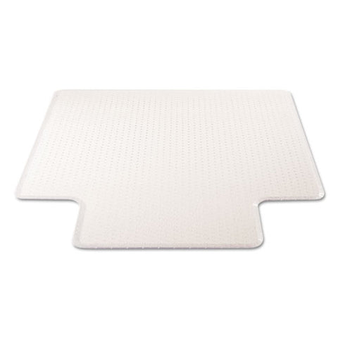 Image of Execumat All Day Use Chair Mat For High Pile Carpet, 45 X 53, Wide Lipped, Clear