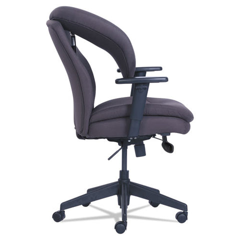 Image of Cosset Ergonomic Task Chair, Supports Up To 275 Lbs., Gray Seat/gray Back, Black Base