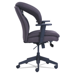 Cosset Ergonomic Task Chair, Supports Up To 275 Lbs., Gray Seat/gray Back, Black Base