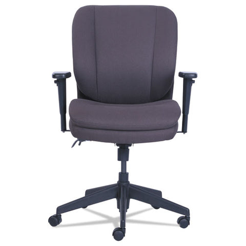 Image of Cosset Ergonomic Task Chair, Supports Up To 275 Lbs., Gray Seat/gray Back, Black Base