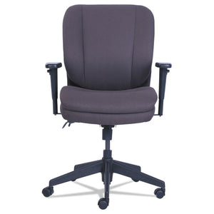 Cosset Ergonomic Task Chair, Supports Up To 275 Lbs., Gray Seat/gray Back, Black Base