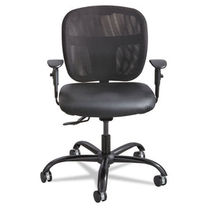 Vue Intensive-use Mesh Task Chair, Supports Up To 500 Lbs., Black Seat/black Back, Black Base