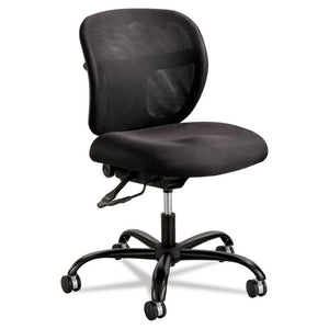 Vue Intensive-use Mesh Task Chair, Supports Up To 500 Lbs., Black Seat/black Back, Black Base