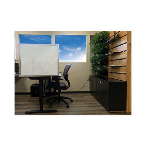 Image of Desktop Acrylic Protection Screen, 29 X 1 X 24, Frosted