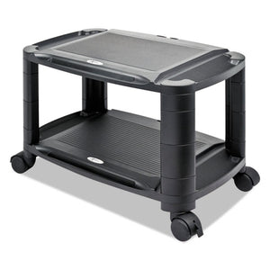 3-in-1 Storage Cart And Stand, 21.63w X 13.75d X 24.75h, Black/gray