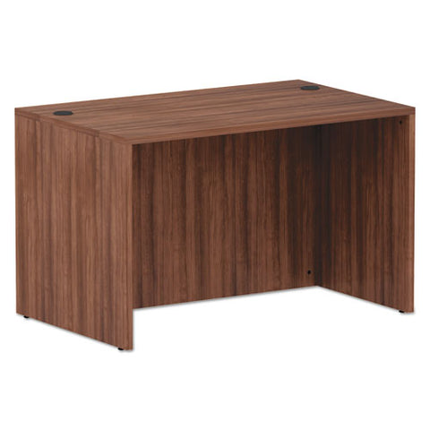 Image of Alera Valencia Series Straight Desk Shell, 47.25w X 29.5d X 29.63h, Espresso