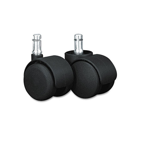 Image of Safety Casters, Oversize Neck Polyurethane, B Stem, 110 Lbs/caster, 5/set