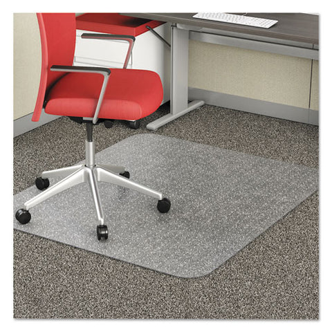 Image of Economat Occasional Use Chair Mat, Low Pile Carpet, Flat, 46 X 60, Rectangle, Clear