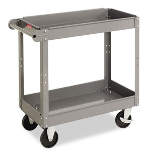 Two-shelf Metal Cart, 24w X 36d X 32h, Gray