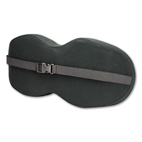 Image of Lumbar Support Memory Foam Backrest, 13.5 X 3.46 X 6.34, Black