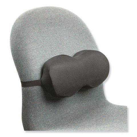 Image of Lumbar Support Memory Foam Backrest, 13.5 X 3.46 X 6.34, Black