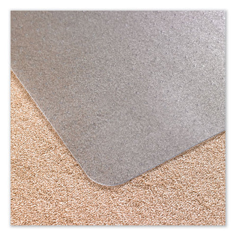 Image of Cleartex Ultimat Xxl Polycarb. Square General Office Mat For Carpets, 60 X 60, Clear