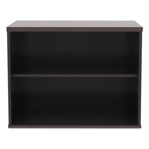 Image of Alera Open Office Low Storage Cab Cred, 29 1/2w X 19 1/8d X 22 7/8h, Espresso