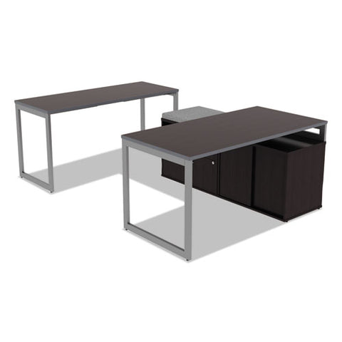 Image of Alera Open Office Low Storage Cab Cred, 29 1/2w X 19 1/8d X 22 7/8h, Espresso