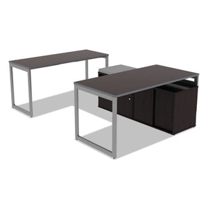 Alera Open Office Low Storage Cab Cred, 29 1/2w X 19 1/8d X 22 7/8h, Espresso