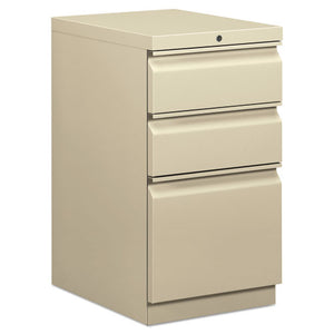 Mobile File/file Pedestal, 15w X 20d X 28h, Putty