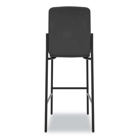 Image of Instigate Mesh Back Multi-purpose Stool, Supports Up To 250 Lbs., Black Seat/black Back, Black Base, 2/carton