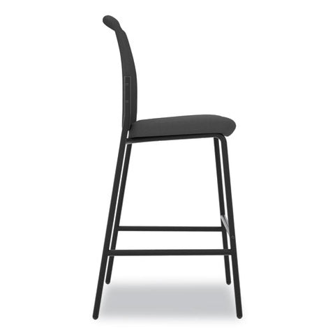 Image of Instigate Mesh Back Multi-purpose Stool, Supports Up To 250 Lbs., Black Seat/black Back, Black Base, 2/carton