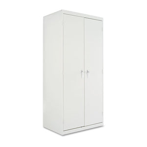 Assembled 78" High Storage Cabinet, W/adjustable Shelves, 36w X 24d, Light Gray