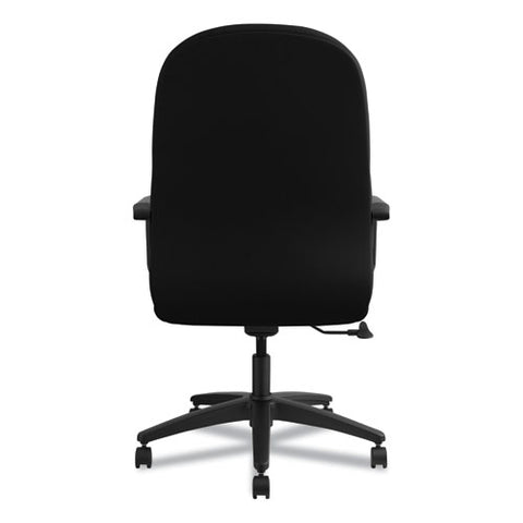 Image of Pillow-soft 2090 Series Executive High-back Swivel/tilt Chair, Supports Up To 300 Lbs., Black Seat/black Back, Black Base