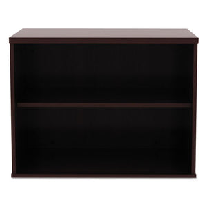 Alera Open Office Low Storage Cab Cred, 29 1/2w X 19 1/8d X 22 7/8h, Mahogany