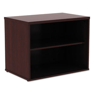 Alera Open Office Low Storage Cab Cred, 29 1/2w X 19 1/8d X 22 7/8h, Mahogany