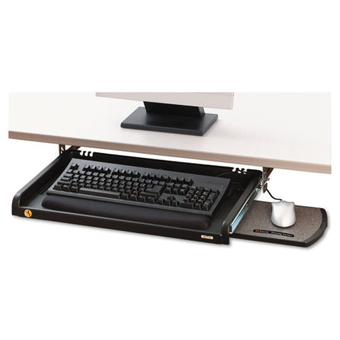 Image of Under Desk Keyboard Drawer, 23w X 14d, Black