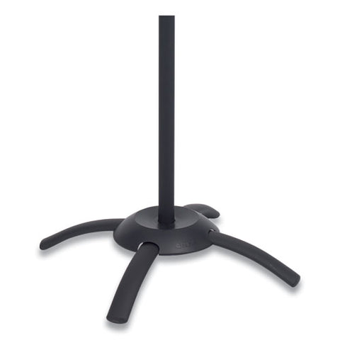 Image of Cleo Coat Stand, Stand Alone Rack, Ten Knobs, Steel/plastic, 19.75w X 19.75d X 68.9h, Black