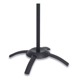 Cleo Coat Stand, Stand Alone Rack, Ten Knobs, Steel/plastic, 19.75w X 19.75d X 68.9h, Black