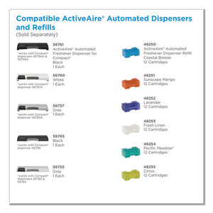 Activeaire Automated Freshener Dispenser Refill, Sunscape Mango, 12/carton