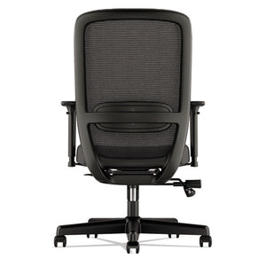 Exposure Mesh High-back Task Chair, Supports Up To 250 Lbs., Black Seat/black Back, Black Base