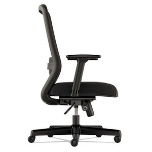 Exposure Mesh High-back Task Chair, Supports Up To 250 Lbs., Black Seat/black Back, Black Base