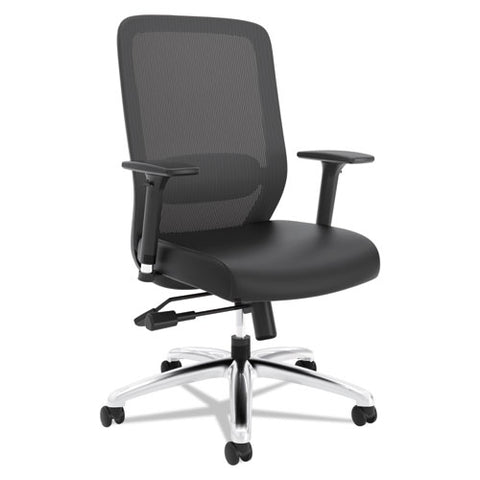 Image of Exposure Mesh High-back Task Chair, Supports Up To 250 Lbs., Black Seat/black Back, Black Base