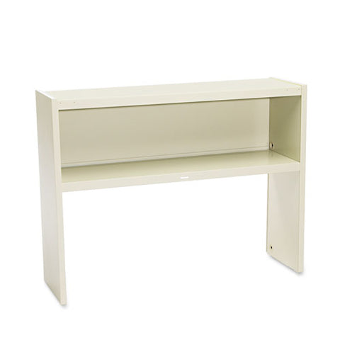 Image of 38000 Series Stack On Open Shelf Hutch, 48w X 13.5d X 34.75h, Light Gray